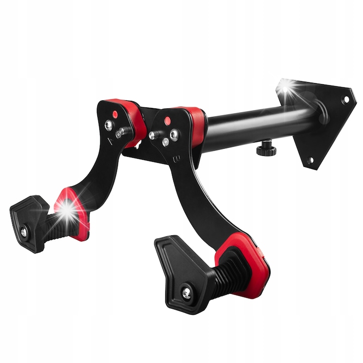 Suport depozitare bicicleta Maclean MC-449, ajustabil, 30kg, negru, 29-39cm, set complet