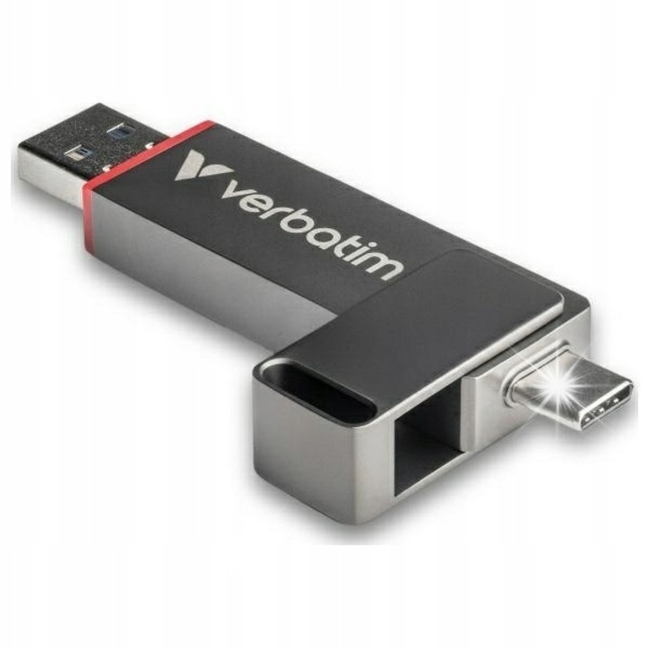 Pendrive 512GB Dual QuickStick USB-A/USB-C, olvasási sebesség 550MB/s, írási sebesség 500MB/s, 81.5x18x10.8mm
