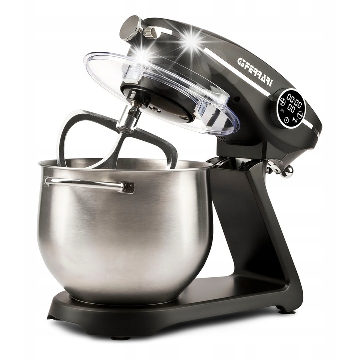 Robot de bucatarie G3Ferrari Pastaio Elegance, 8L, 1800W, 10 viteze, metal, alb