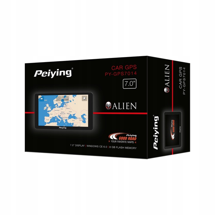 Navigatie GPS, Peiying Alien PY-GPS7014, 7", 8 GB, Europa, 182x150x11mm