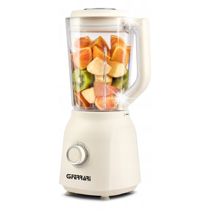 Blender personal N'oveen, 0.6 l, 300 W, 3 viteze, negru, set cu 2 butelci 600 ml si accesoriu pentru macinat