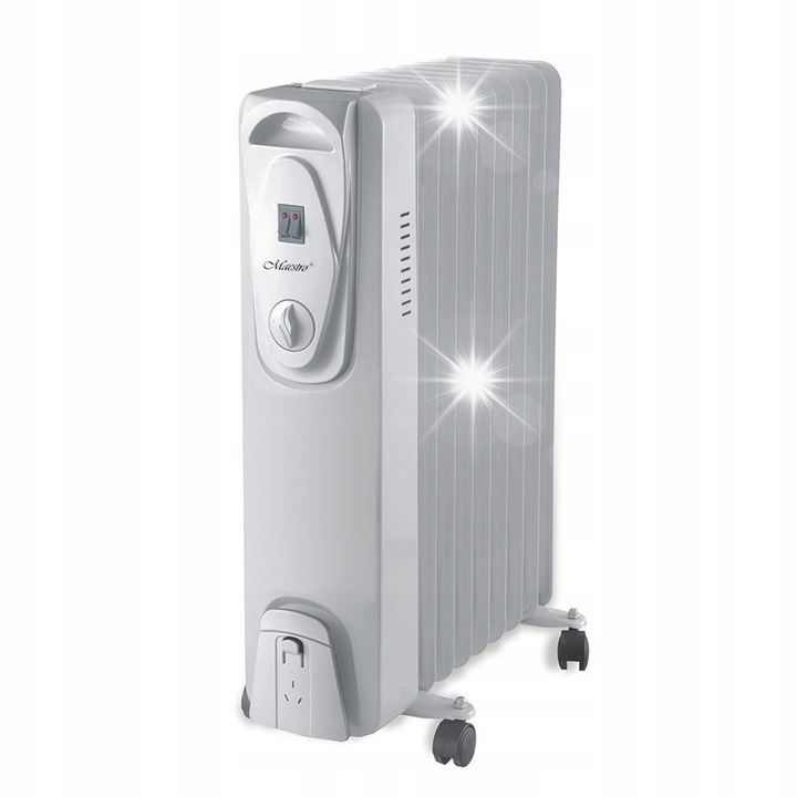 Grajitor electric, Maestro, 9 zebre, 2000W, alb