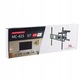 Maclean MC-423 TV tartó, 43-100", 80kg, szögállítás, faltól való távolság 50-500mm, fekete, teljes készlet
