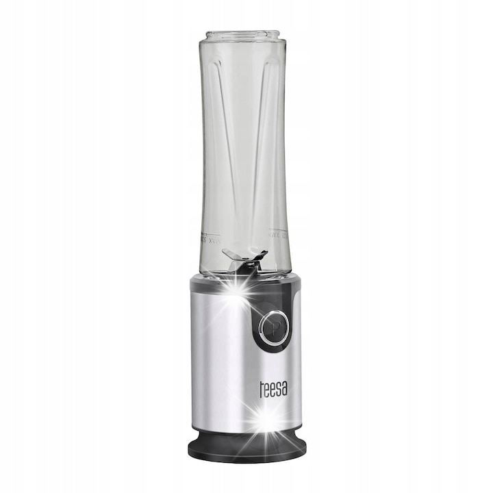 Blender, WMF, KitchenMinis, negru, inox/plastic, 600ml