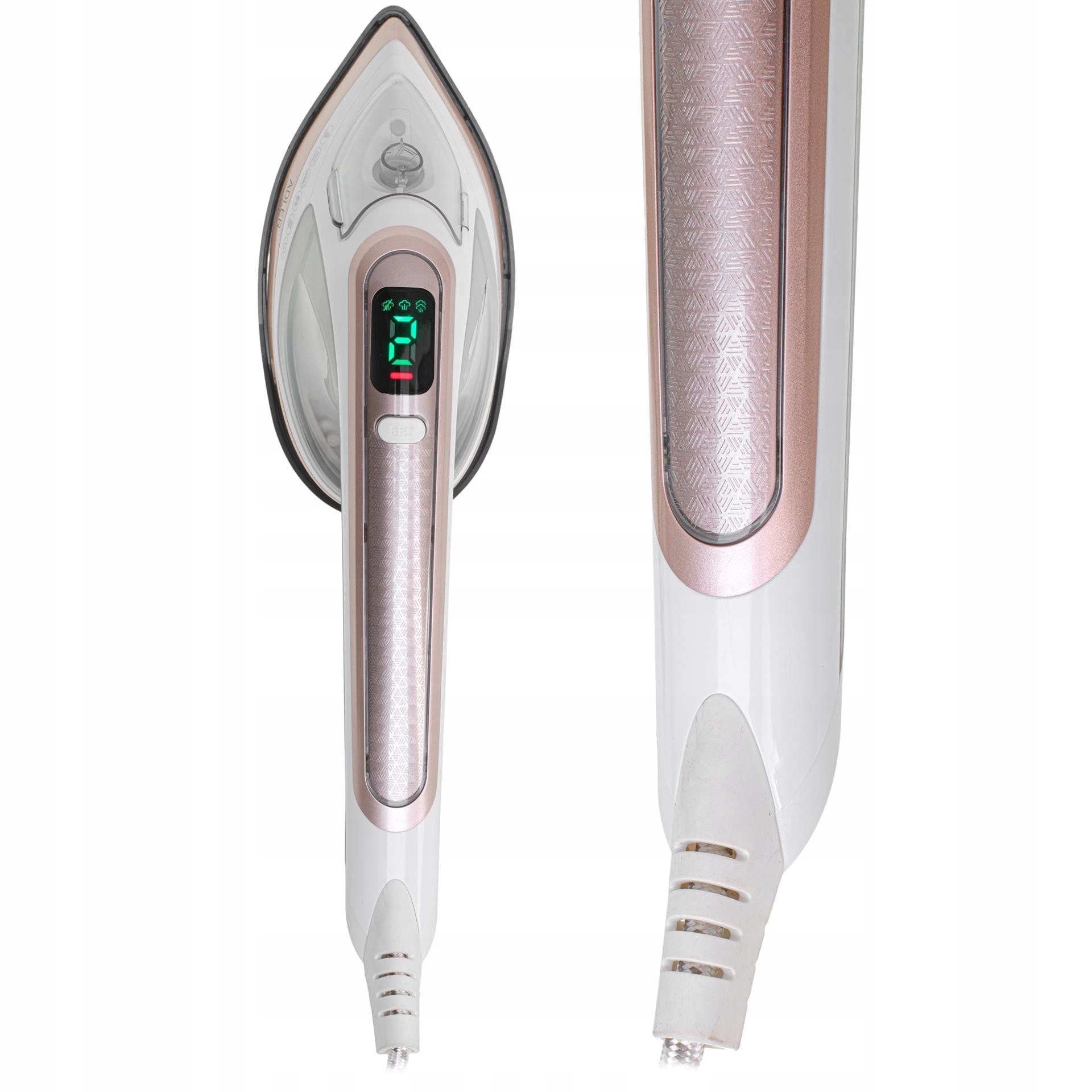 Fier de calcat cu abur Adler, parownica 2w1, ceramica, 1800W, culoare alba