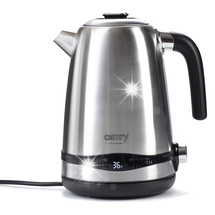 Fierbator electric G3Ferrari 1,7 l, 1800 W, inox, rotativ 360°