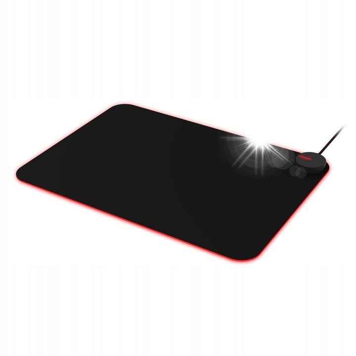 Egérpad AOC AMM700 LIGHT FX SYNC RGB, 16,8 millió szín, méretek 357x256x13mm, fekete-szürke szín