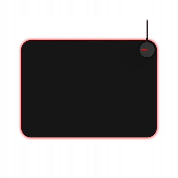 Mousepad AOC AMM700 LIGHT FX SYNC RGB, 16,8 milioane culori, dimensiuni 357x256x13mm, culoare negru-gri
