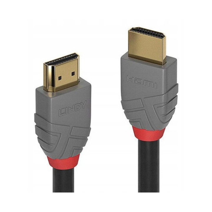 Cablu HDMI 2.1, Lindy, 2 metri, 48Gbps, 8K, negru
