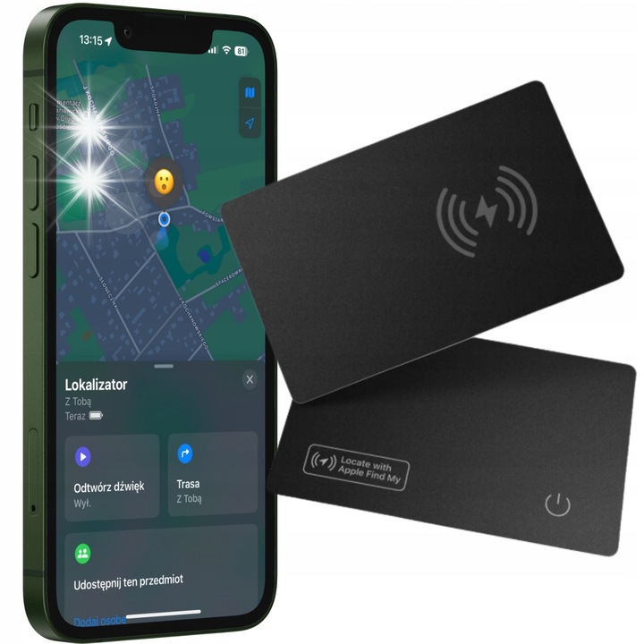 GPS локализатор Spreest HB12, Bluetooth, 70-90dB, черен, 85x55x1.6мм, комплект