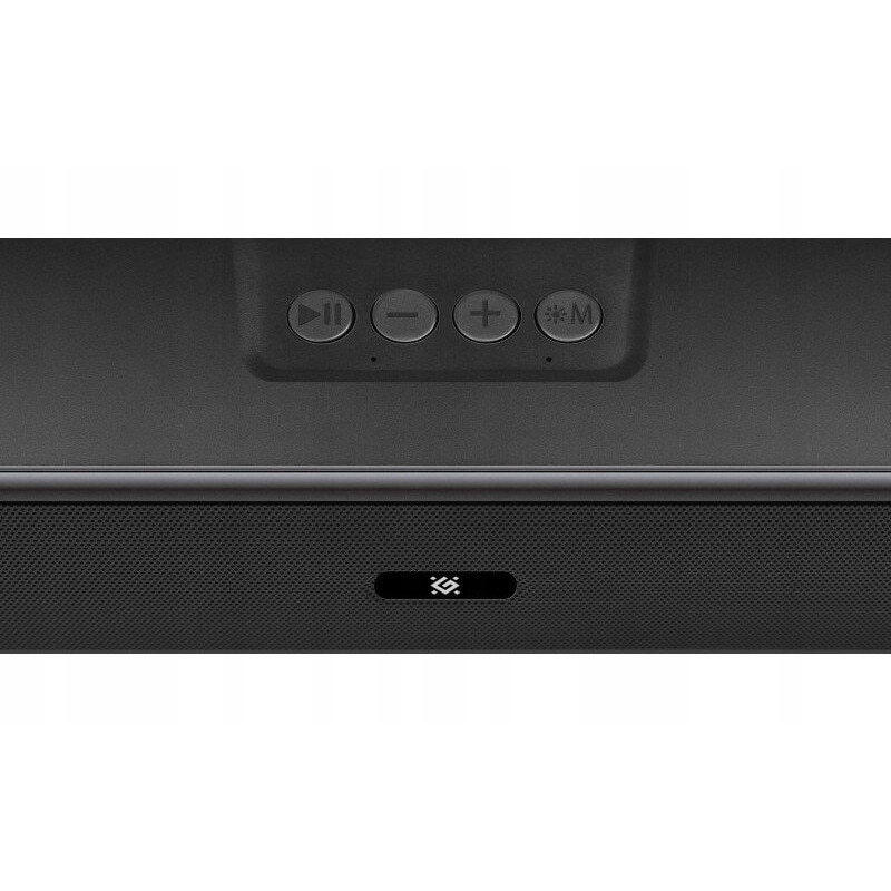 Soundbar, Defender, 16W, Bluetooth, negru, Iluminat LED