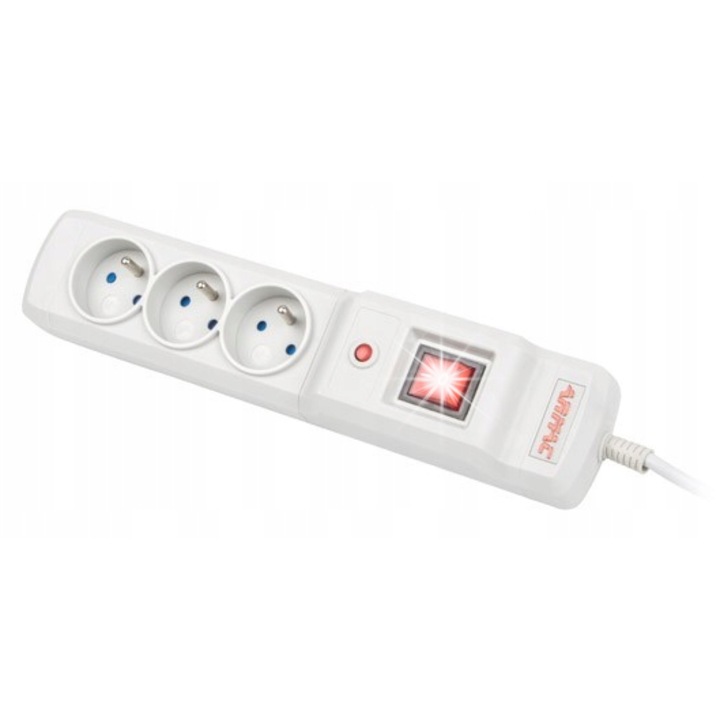 Prelungitor Armac Multi M3, 1.5m, 3 gniazda, gri, 285x60x50mm