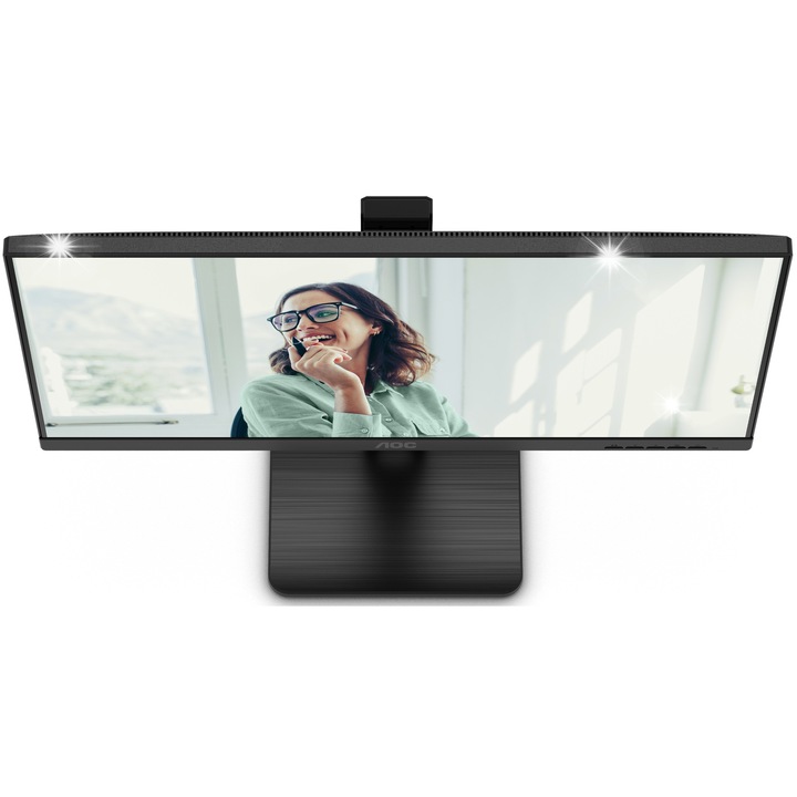 Monitor LED AOC, 23.8", Full HD 1920x1080, 75Hz, USB-C, Negru