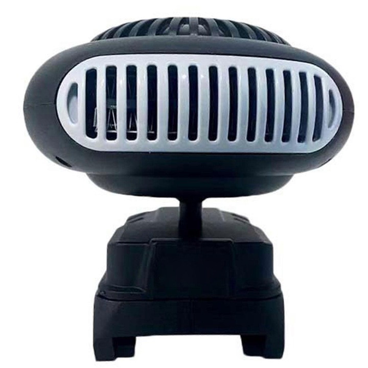 Aerotermă, 2 setări de temperatură, compactă și portabilă, USB, rotire 360°, negru