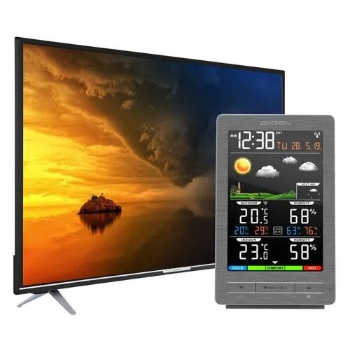 Televizor LED, 24" Gogen, HD Ready, Smart, Wi-Fi, 3 HDMI, negru