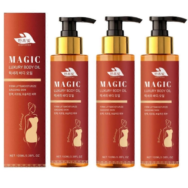 Testápoló olaj szett, 3 db, édesmandula olaj, E-vitamin