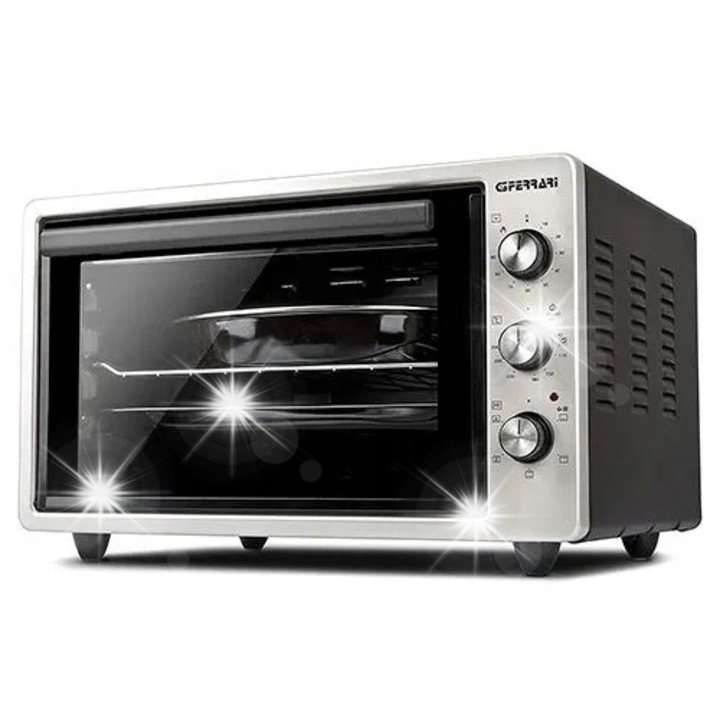 G3Ferrari G10152 elektromos sütő, 37L, 1500W, konvekciós funkció, maximum 300°C hőmérséklet, tartozékkészlettel