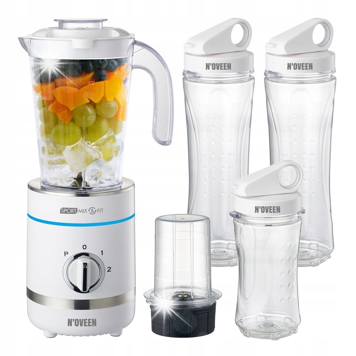 Blender, 2.6L, 7 functii, T6100, auto-curatare, 1500W, alb