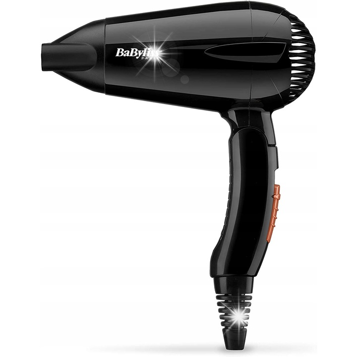 Сешоар Babyliss Travel Dry 2000, 2000W, компактен, черен, 20x22.5x9cm