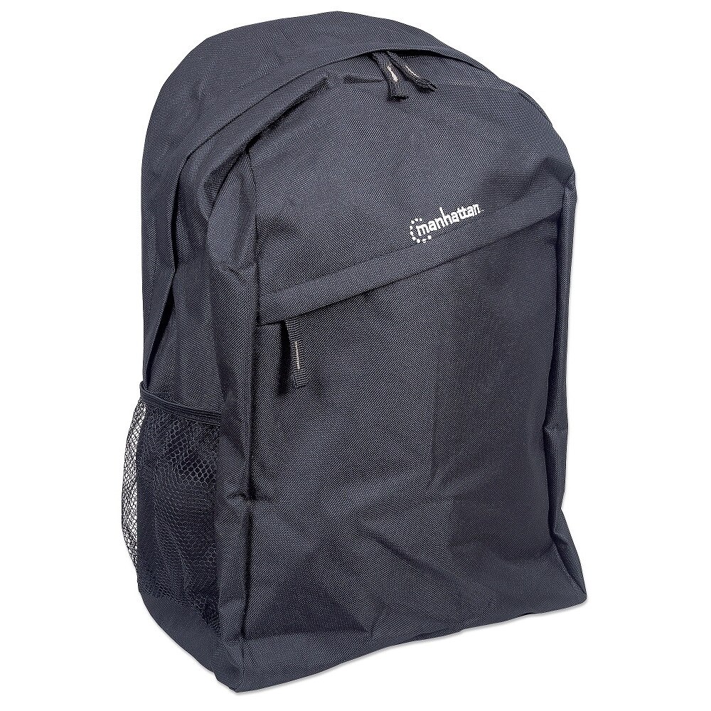 Rucsac laptop Manhattan 39,6 cm, negru, cu curea pe umar