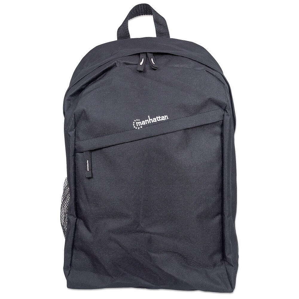 Rucsac laptop Manhattan 39,6 cm, negru, cu curea pe umar