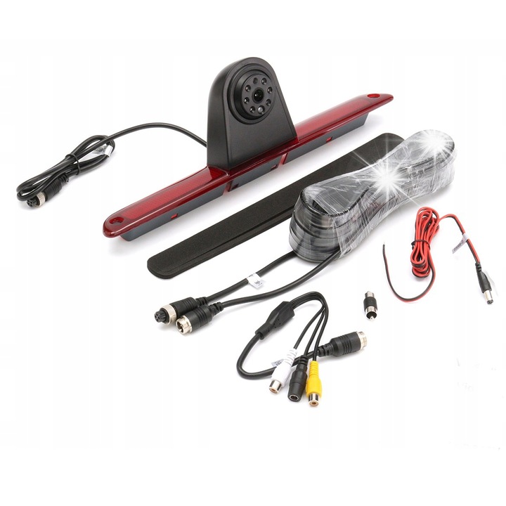 Камера за задно виждане, MBG line, за Mercedes Sprinter и VW Crafter, с микрофон, IR диод, 10м кабел, черна