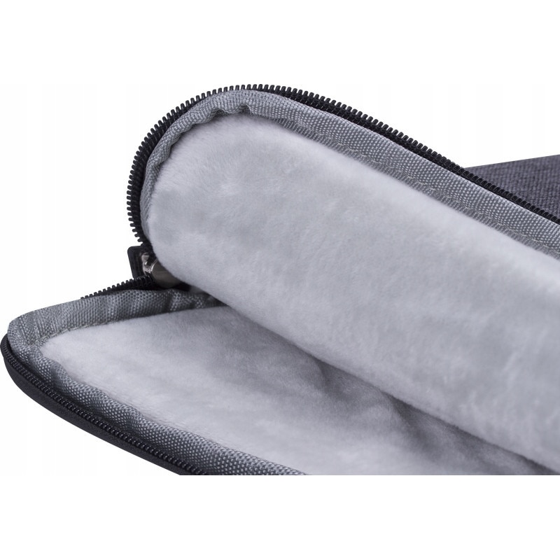 Geanta laptop, Defender, 15.6'', gri inchis, cu protectie impotriva zgarieturilor si captuseala din polar