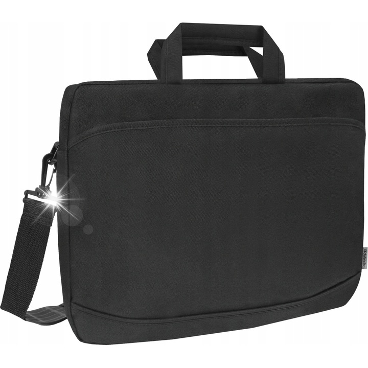 Defender 17,3" laptoptáska, fekete, rendszerezővel és állítható pánttal