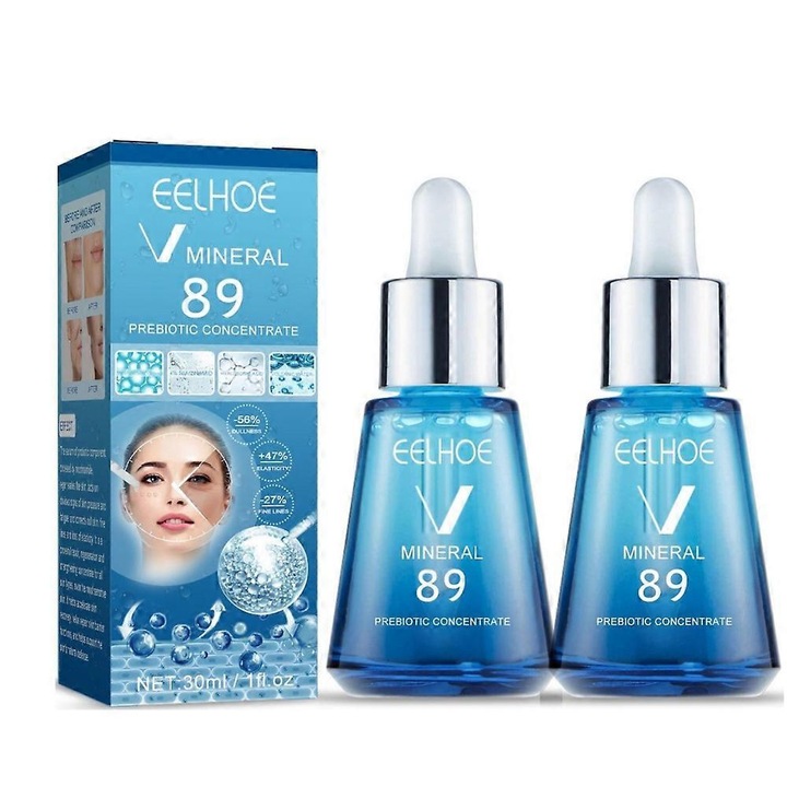 Serum concentrat anti-rid 89 probiotic, 30ml, hidrateaza, intareste pielea, set 2 bucati, EELHOE