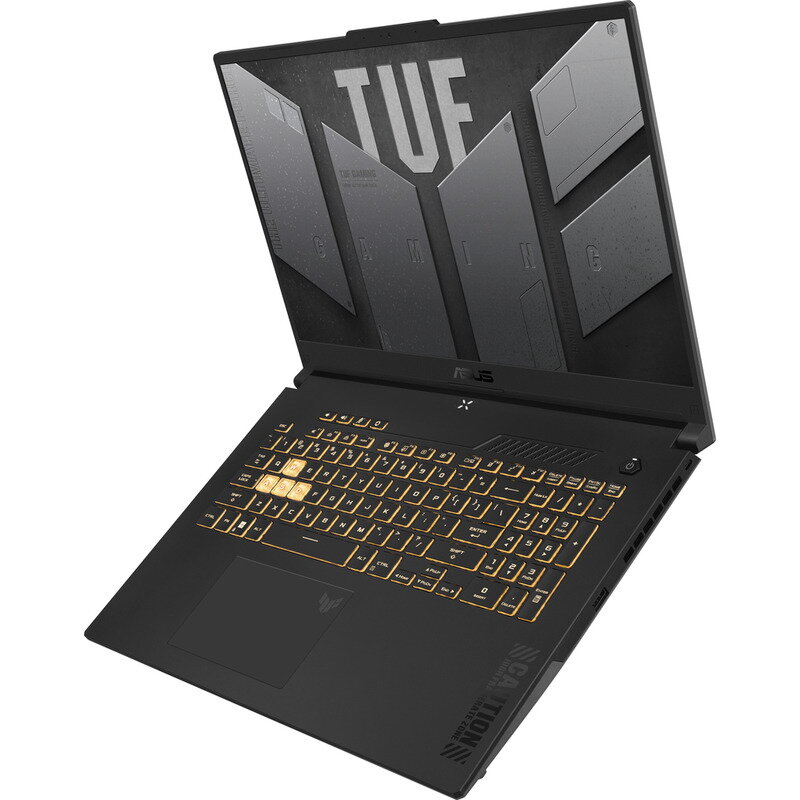 Laptop Asus TUF Gaming F17, FX707VJ-HX075, 17.3 inch, Full HD, Procesor Intel® Core™ 5 210H, 16GB DDR4, 512GB SSD, NVidia GeForce RTX 3050 6GB, No OS, Gri inchis