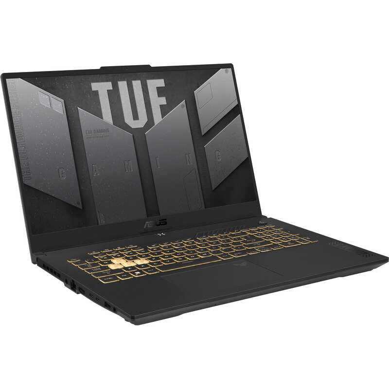 Laptop Asus TUF Gaming F17, FX707VJ-HX075, 17.3 inch, Full HD, Procesor Intel® Core™ 5 210H, 16GB DDR4, 512GB SSD, NVidia GeForce RTX 3050 6GB, No OS, Gri inchis