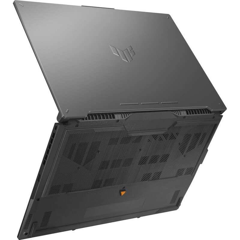 Laptop Asus TUF Gaming F17, FX707VJ-HX075, 17.3 inch, Full HD, Procesor Intel® Core™ 5 210H, 16GB DDR4, 512GB SSD, NVidia GeForce RTX 3050 6GB, No OS, Gri inchis