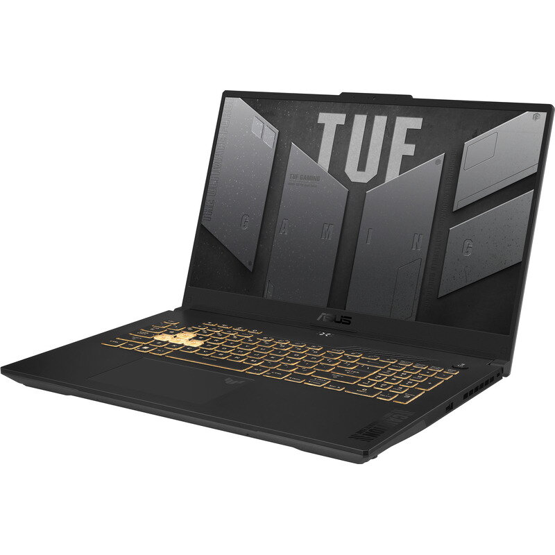 Laptop Asus TUF Gaming F17, FX707VJ-HX075, 17.3 inch, Full HD, Procesor Intel® Core™ 5 210H, 16GB DDR4, 512GB SSD, NVidia GeForce RTX 3050 6GB, No OS, Gri inchis