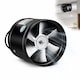 Ventilator Tubular de Evacuare 6 inch / 150 mm, 500 m³/h, 40W, 2800 rpm, Carcasa Metalica Neagra, Zgomot Redus, pentru Bucatarie, Baie, Sera, Garaj si Atelier