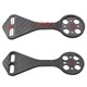 Suport computer bicicleta carbon, negru, universal, 25mm, 10x5x3cm