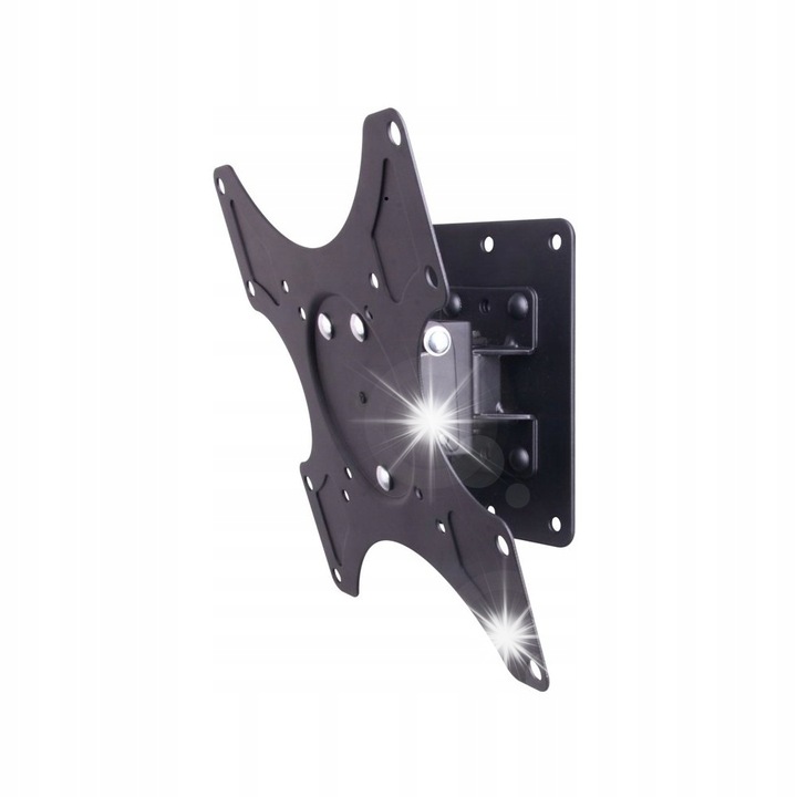 Стойка за телевизор Techly ICA-LCD 2900B, 19-37 инча, 25 кг, черна, за монтаж на стена