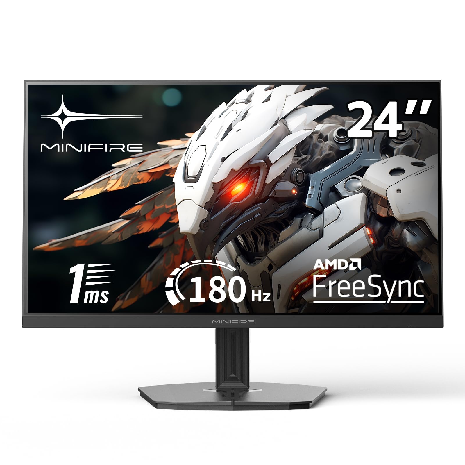 Monitor De Gaming Minifire 24 Inch, 180 Hz, 1Ms, Freesync, Full Hd