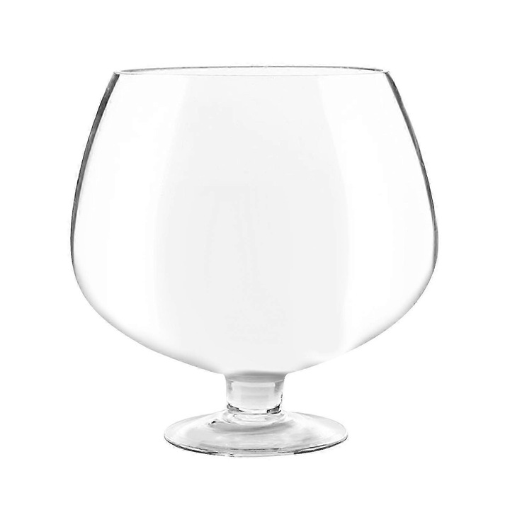 Óriás pohár, nagy 5000 ml űrtartalom, 23x16x12cm, átlátszó, szett