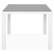 Set mobilier gradina/terasa 4 scaune si masa, ENCORE/PACO, alb/gri