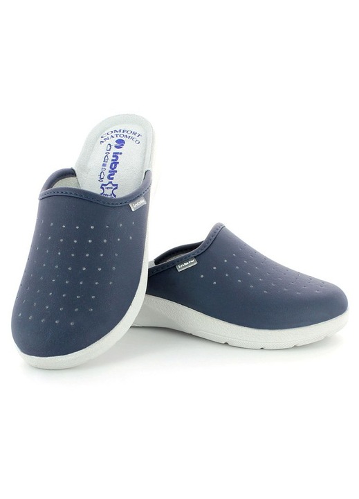 Saboti INBLU, piele 548987, Albastru inchis, 35