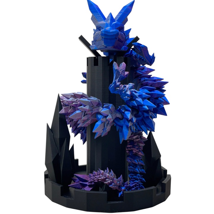 Стойка за показване за фигурка на дракон или колекционерски модел