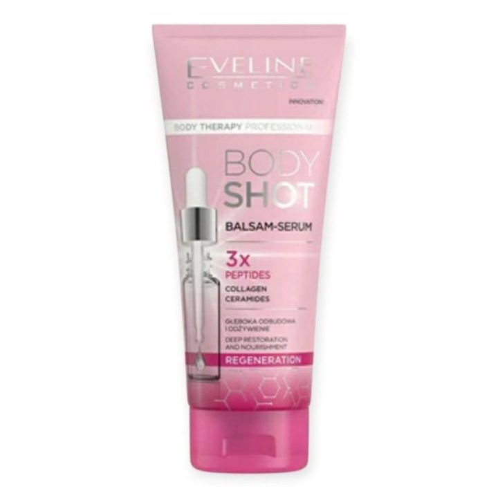 Balsam-ser regenerant corp 3x Peptides Body Shot Eveline 200 ml
