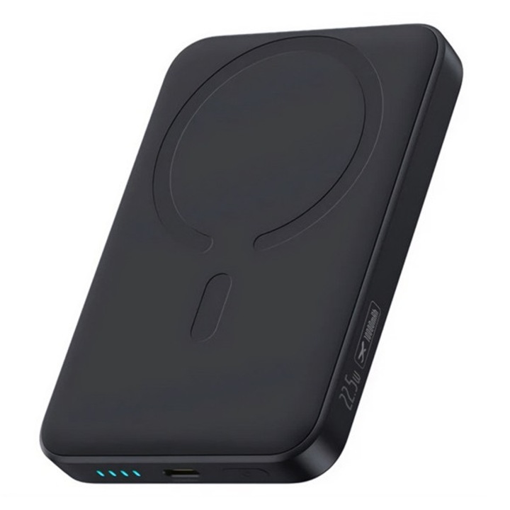 Baseus enerfill fm11 ultra-mini vésztöltő type-c aljzat, 10000mah, 22.5w, pd gyorstöltő, magsafe + type-c kábel, fekete