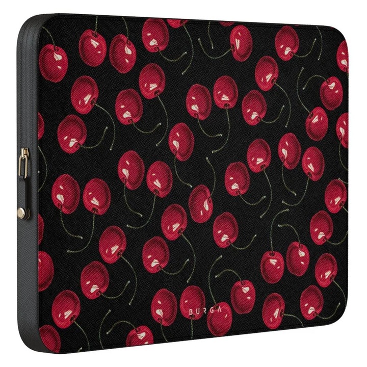 Burga ütésálló tok laptophoz 14 hüvelykes Cherrybomb, cipzárral, vízálló