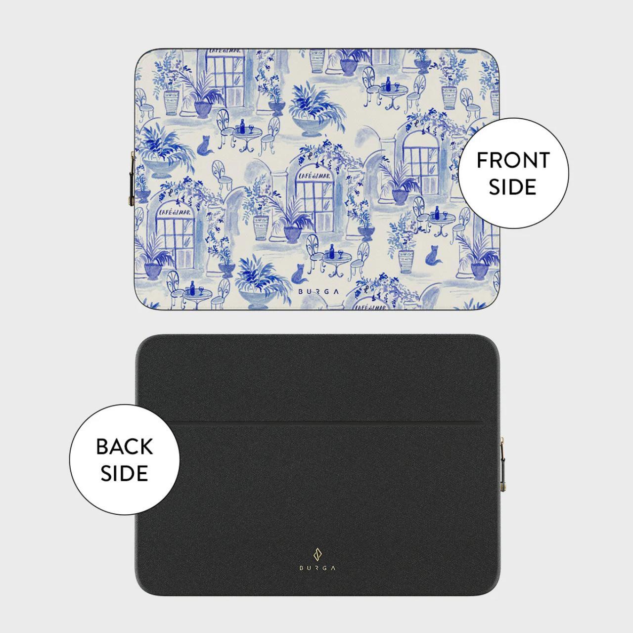 Husa antisoc Burga pentru Laptop 14 inch Sobremesa, cu fermoar, rezistenta la apa