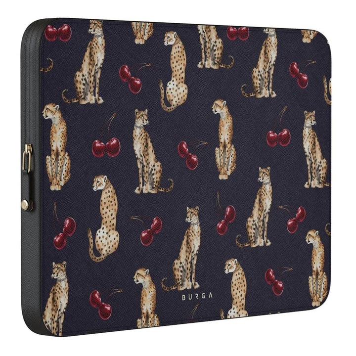 Burga ütésálló tok 14 hüvelykes laptophoz, Cougar, cipzárral, vízálló