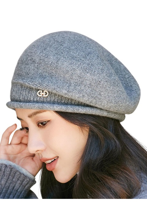 Caciula dama, model chic versatil, tematica elegant style, marime universala, gri, EFAYN