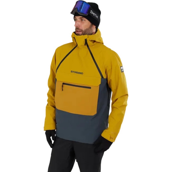 Geaca sport Fundango Hydra ECO Anorak, Galben, Galben