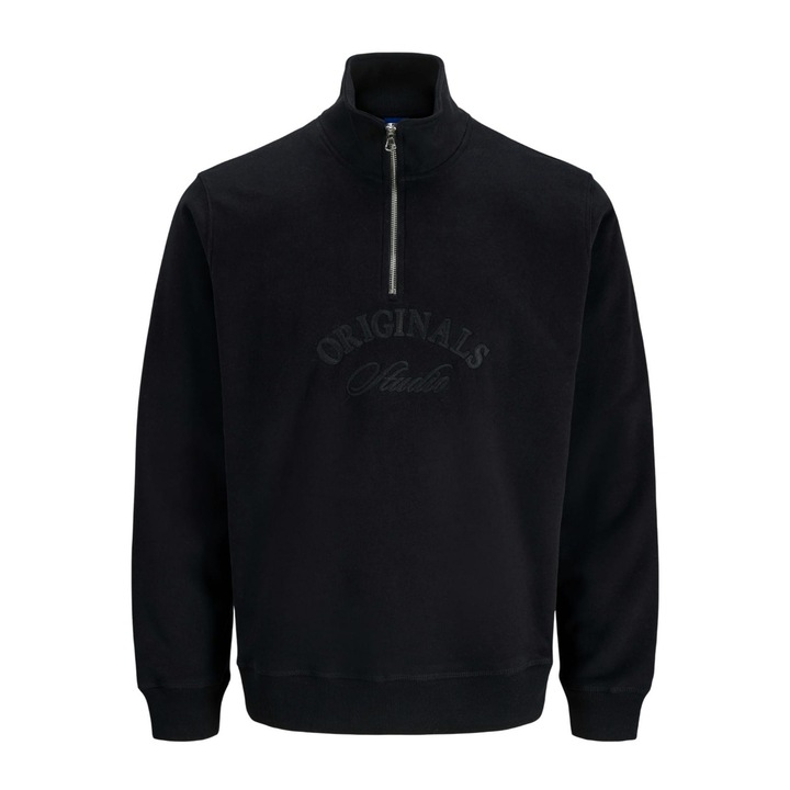 Bluza JACK &JONES Bleeker Branding HN HZ PLS 52290, Negru