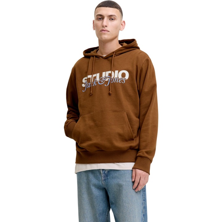 Hanorac JACK &JONES Yuki Sweat Hood BF 52226, Maro